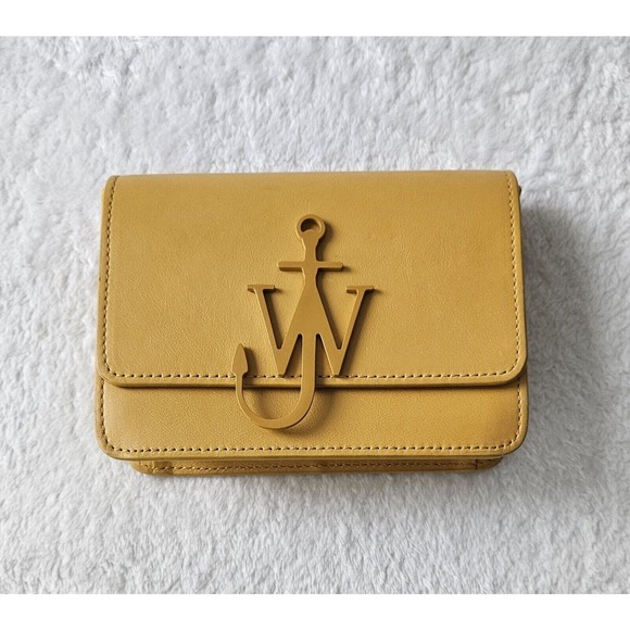 JW ANDERSON Runway anchor-logo intermix crossbody shoulder clutch bag $580 - Picture 5 of 12